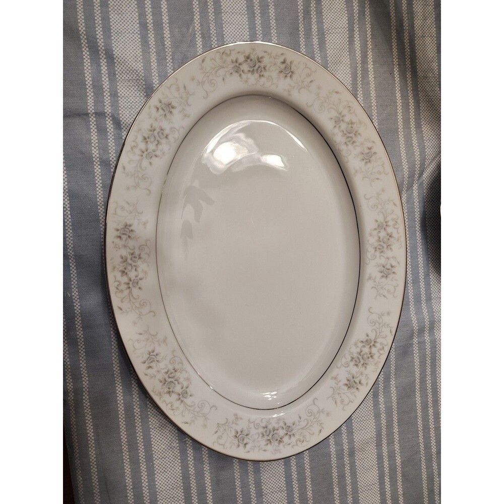 Camelot China Vintage Japan 1315 CARROUSEL 14" Oval Serving Platter